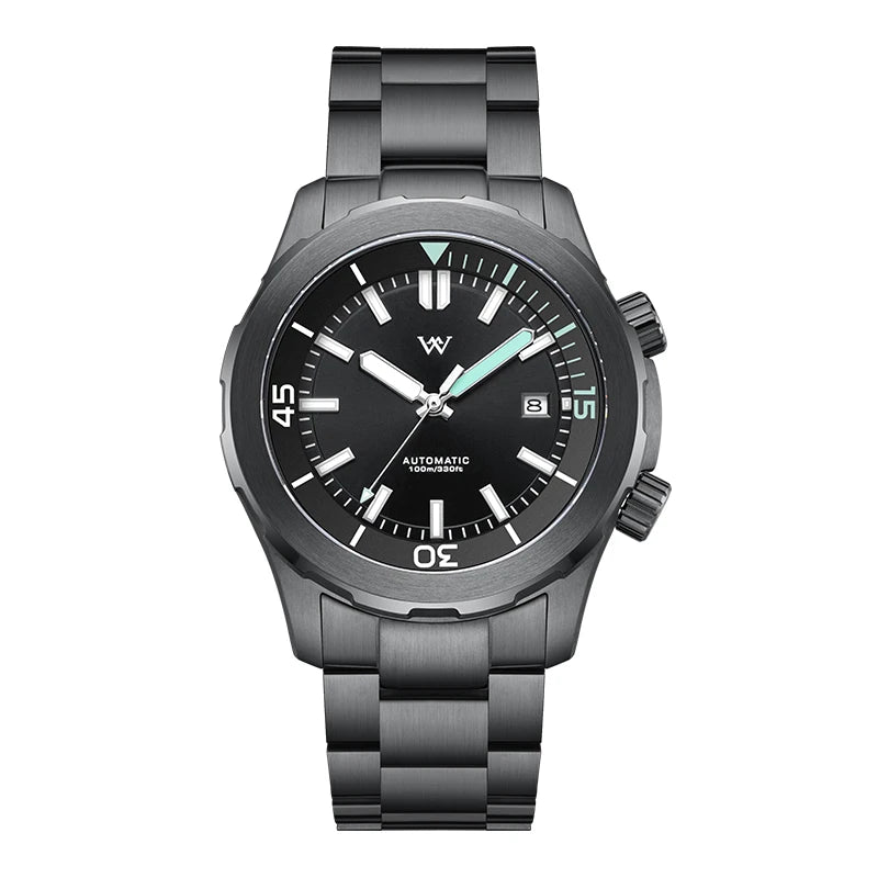 WM Watch Men Automatic Mechanical Watch Miyota8215 Sapphire AR Coated 100M Waterproof Man Business Welly Merck Watches 199M-WM