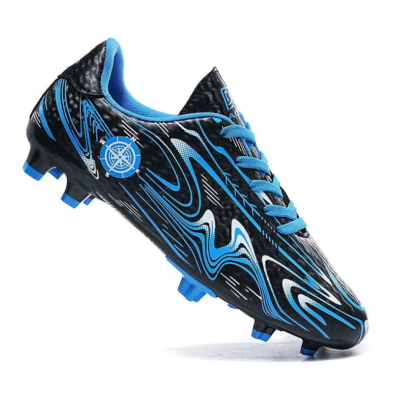 Kids Youth Soccer Cleats Football Shoes Men Non Slip Breathable Lightweight Training Sneakers Boys Children Football Match Boots