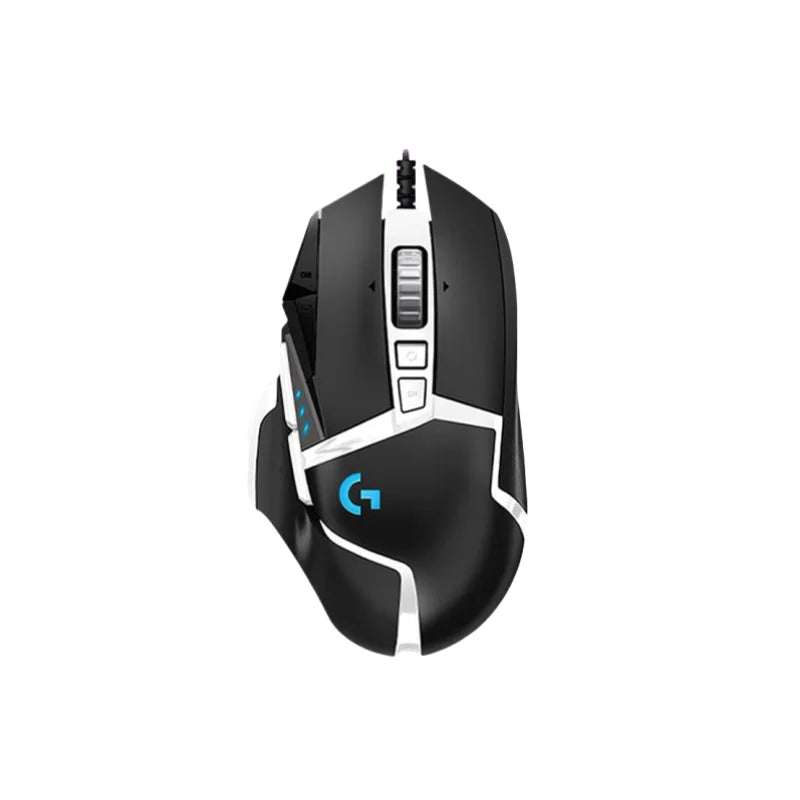 Logitech G502 HERO žična gaming miška za e-šport, mehanska miška z RGB osvetlitvijo, uravnotežena za igre tipa »Eat Chicken«, programabilni makri