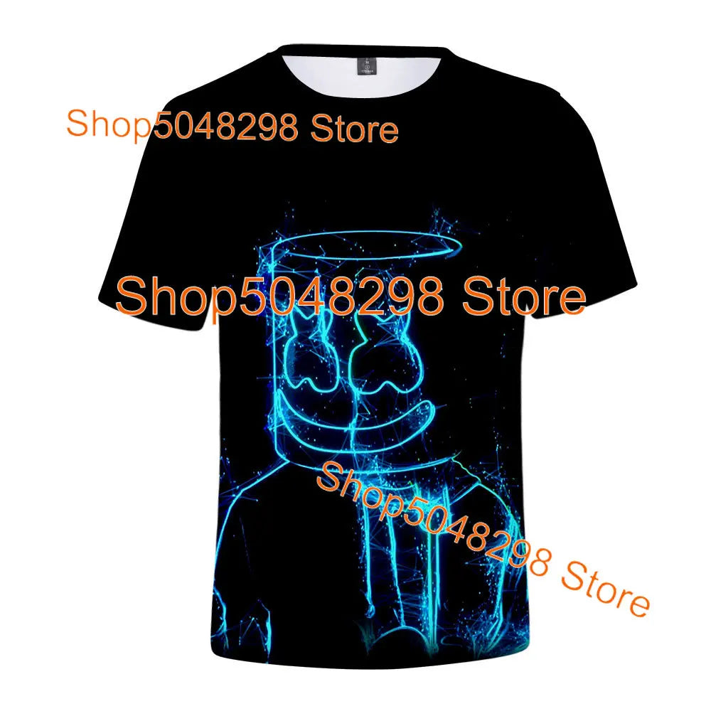 T-shirt Fortnite Bushranger per bambini, stampa 3D Banana Peely, T-shirt da uomo e donna, maglietta Battle Royale, top estivo, regalo di compleanno