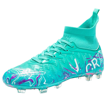 Professional Adult Men's Breathable Football Shoes With Long Studs Wear-Resistant Anti Slip