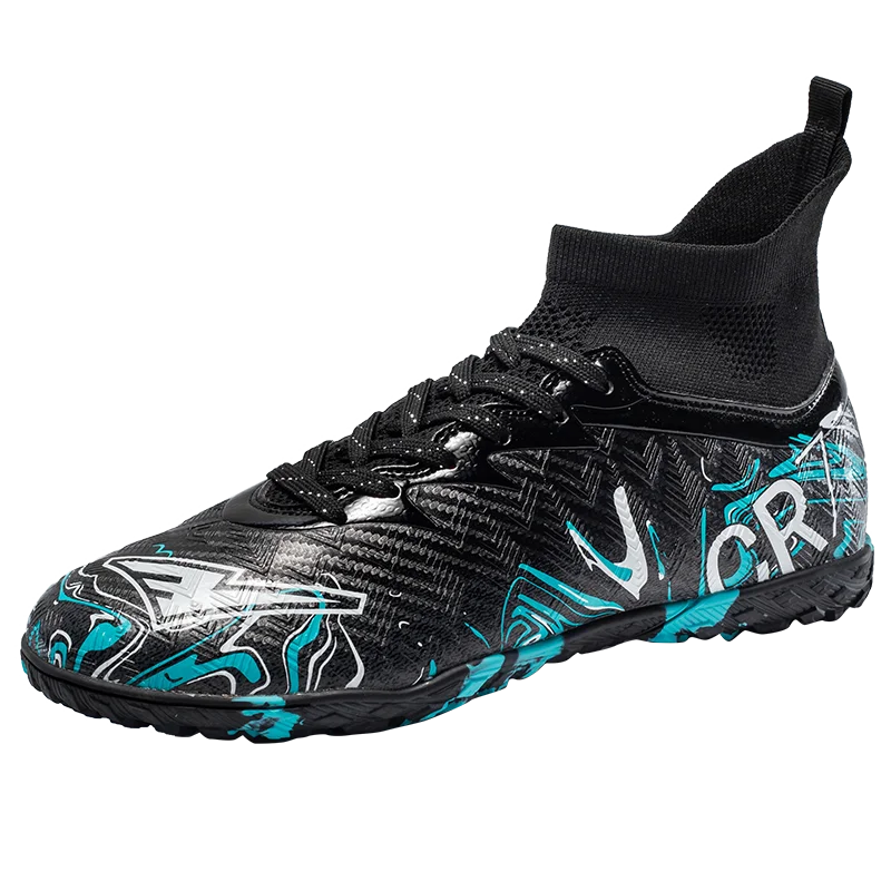 Professional Adult Men's Breathable Football Shoes With Long Studs Wear-Resistant Anti Slip