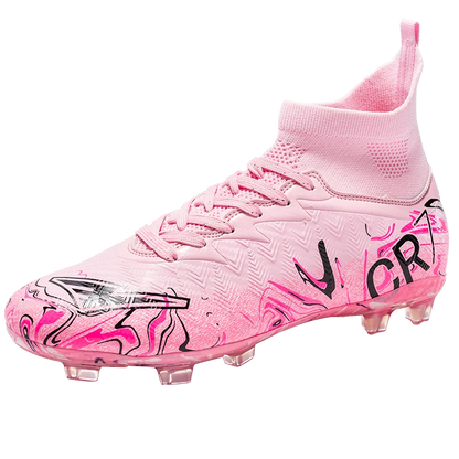Professional Adult Men's Breathable Football Shoes With Long Studs Wear-Resistant Anti Slip