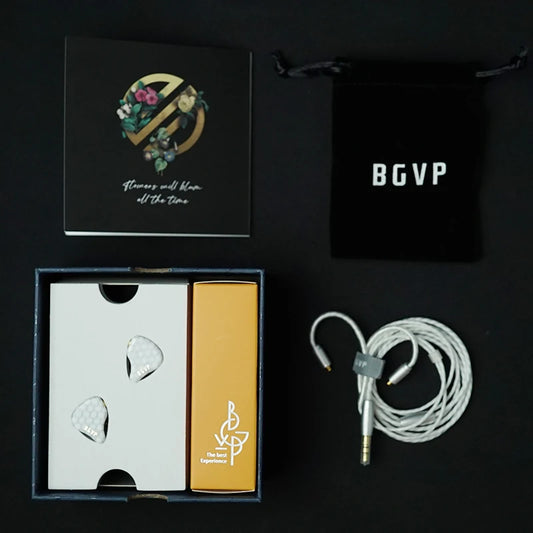 Słuchawki przewodowe BGVP Scale 2DD HiFi – słuchawki douszne z efektami dźwiękowymi 6D, zestaw słuchawkowy do gier, słuchawki douszne stereo z basem i odłączanym kablem
