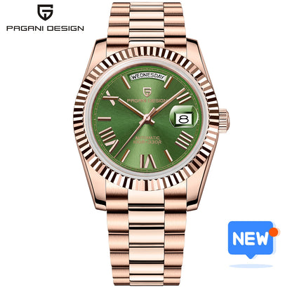 PAGANI DESIGN DD36 Luxury Automatic Watch For Men AR Sapphire Glass Stainless steel Mechanical  Wristwatch EU Warehouse delivery