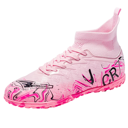 Professional Adult Men's Breathable Football Shoes With Long Studs Wear-Resistant Anti Slip
