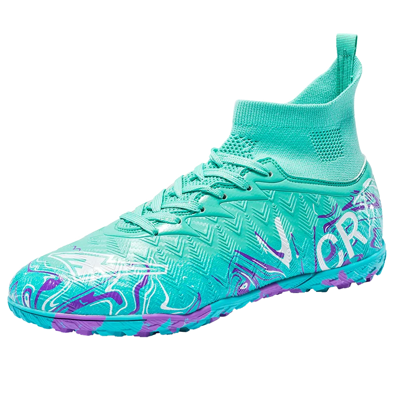 Professional Adult Men's Breathable Football Shoes With Long Studs Wear-Resistant Anti Slip