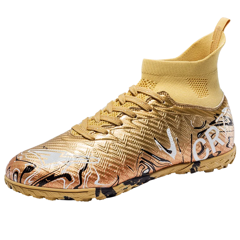 Professional Adult Men's Breathable Football Shoes With Long Studs Wear-Resistant Anti Slip
