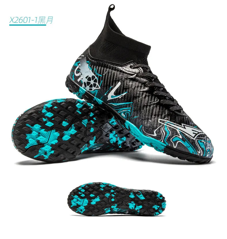 Professional Adult Men's Breathable Football Shoes With Long Studs Wear-Resistant Anti Slip