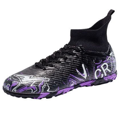 Professional Adult Men's Breathable Football Shoes With Long Studs Wear-Resistant Anti Slip