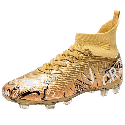 Professional Adult Men's Breathable Football Shoes With Long Studs Wear-Resistant Anti Slip