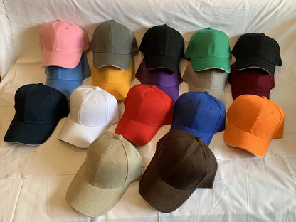 Unisex-kasket, afslappet, ensfarvet baseballkasket i akryl, justerbare kasketter til kvinder og mænd, hiphop-kasket, streetwear, dad hat, engros