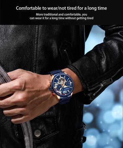 New Watches for Men Top Luxury Brand CURREN Quartz Men’s Watch Sport Waterproof Wrist Watches Chronograph Date Relogio Masculino