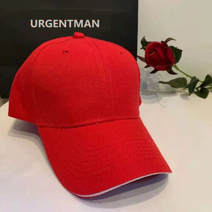 Unisex-kasket, afslappet, ensfarvet baseballkasket i akryl, justerbare kasketter til kvinder og mænd, hiphop-kasket, streetwear, dad hat, engros