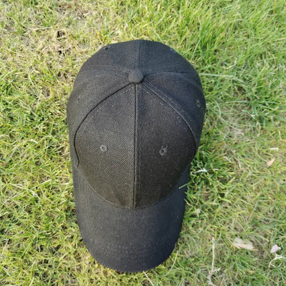 Unisex-kasket, afslappet, ensfarvet baseballkasket i akryl, justerbare kasketter til kvinder og mænd, hiphop-kasket, streetwear, dad hat, engros