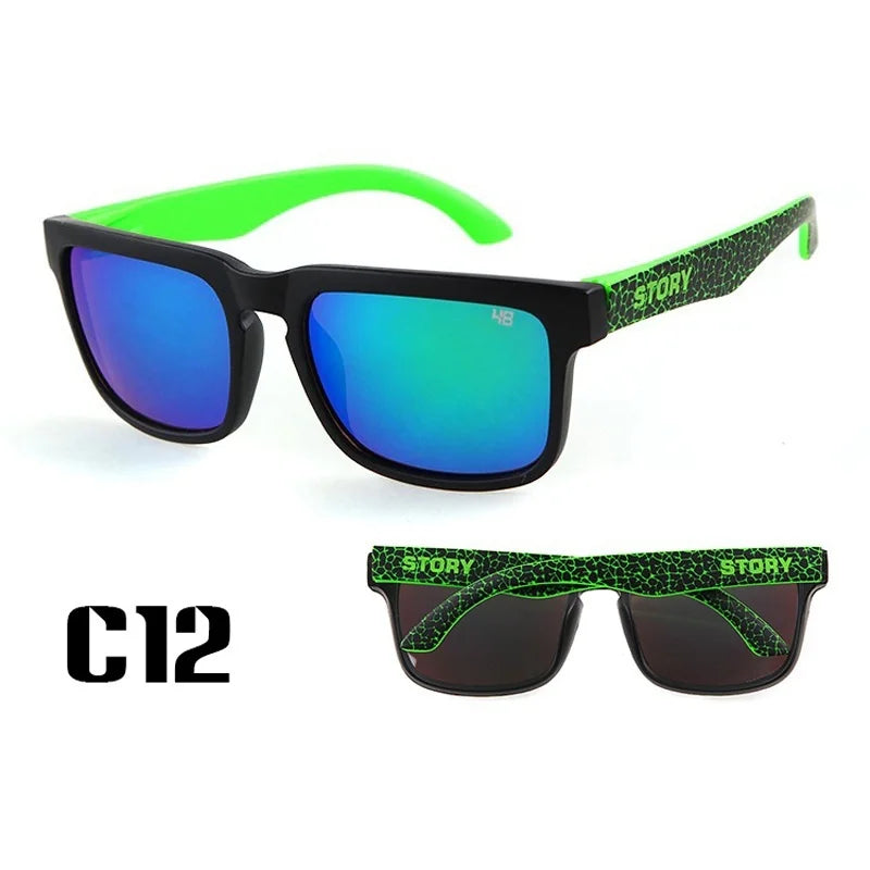 Mode Utomhus Sport Solglasögon Avslappnad stil Män Kvinnor Glasögon Ken Designer Solglasögon UV400 Oculos De Sol