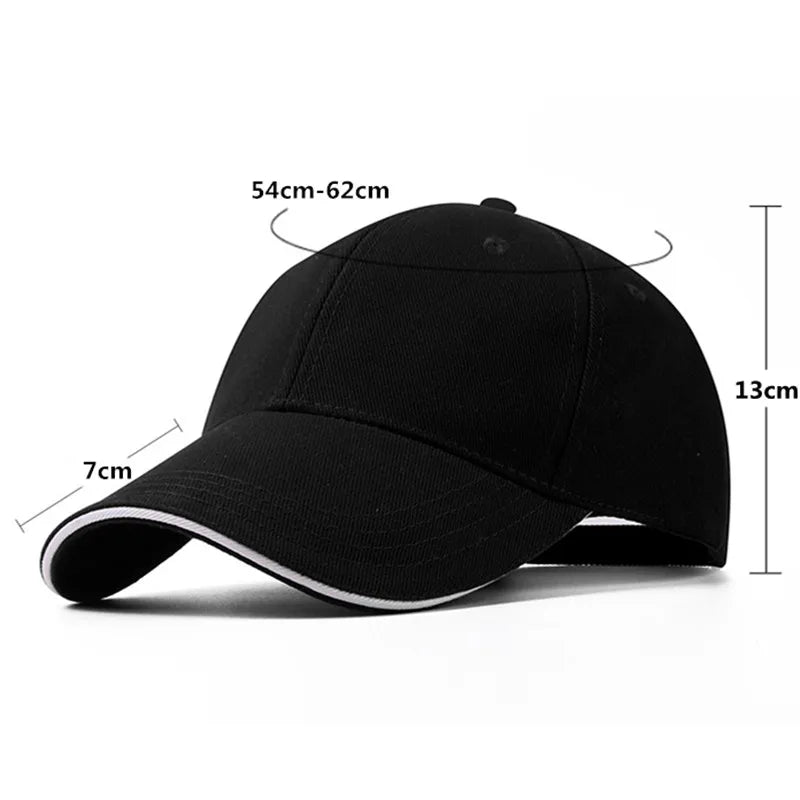Unisex-kasket, afslappet, ensfarvet baseballkasket i akryl, justerbare kasketter til kvinder og mænd, hiphop-kasket, streetwear, dad hat, engros