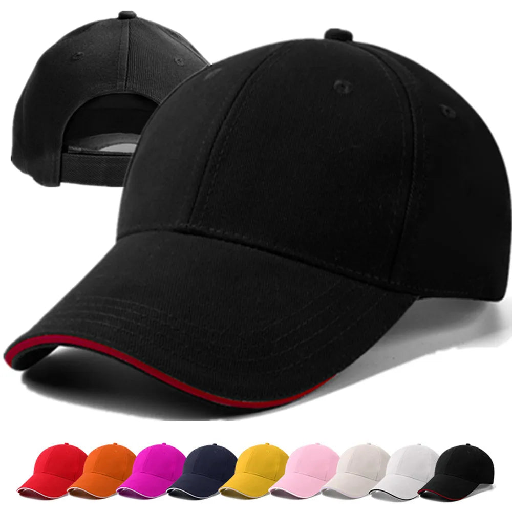 Unisex-kasket, afslappet, ensfarvet baseballkasket i akryl, justerbare kasketter til kvinder og mænd, hiphop-kasket, streetwear, dad hat, engros