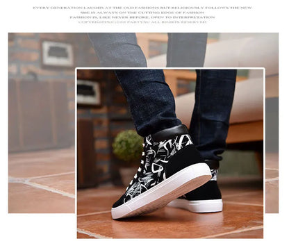 Scarpe casual da uomo per skateboard, sneakers alte sportive da uomo, scarpe outdoor traspiranti per camminata urbana, 48, Chaussure Homme 47