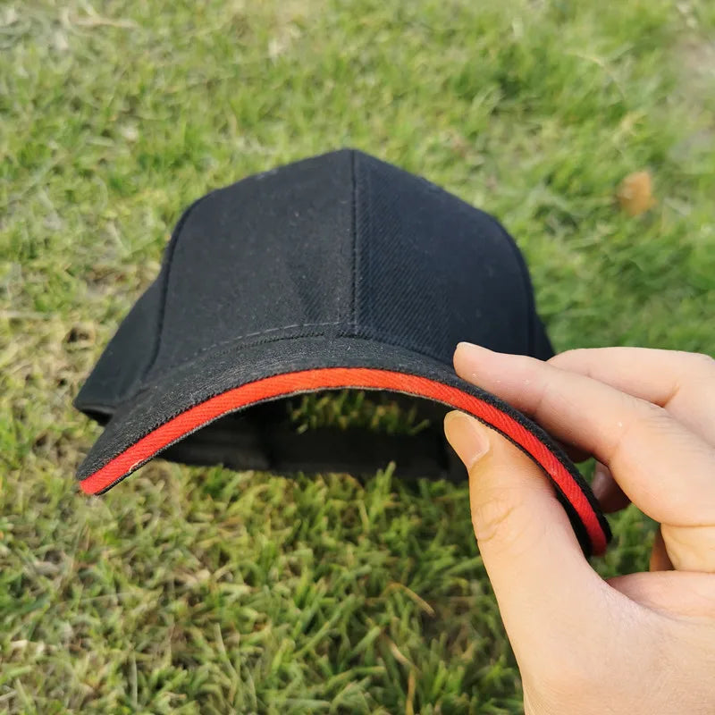Unisex-kasket, afslappet, ensfarvet baseballkasket i akryl, justerbare kasketter til kvinder og mænd, hiphop-kasket, streetwear, dad hat, engros