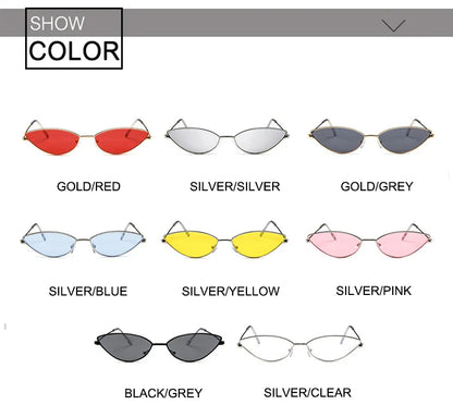 Söta, sexiga Cat Eye-solglasögon för kvinnor, retro, små, svarta, röda, rosa, Cateye-solglasögon, vintage-solglasögon för kvinnor, festglasögon