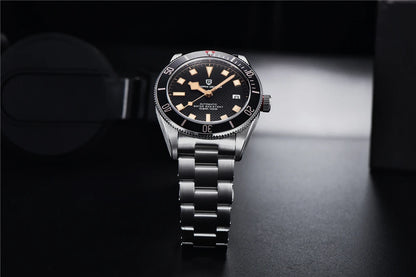 PAGANI DESIGN BB58 Steel Men's Mechancial Wrist Watches Luxury Automtaic Watch For Men AR Sapphire mirror Sport Waterproof Watch