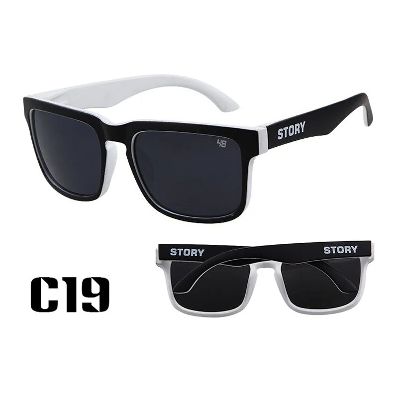 Mode Utomhus Sport Solglasögon Avslappnad stil Män Kvinnor Glasögon Ken Designer Solglasögon UV400 Oculos De Sol