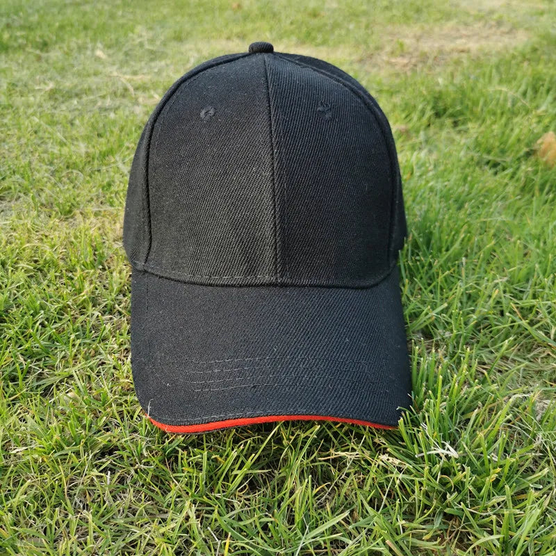 Unisex-kasket, afslappet, ensfarvet baseballkasket i akryl, justerbare kasketter til kvinder og mænd, hiphop-kasket, streetwear, dad hat, engros