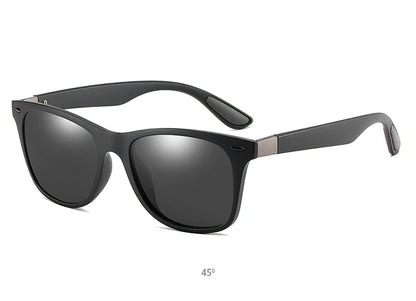 Hot Sale Polarized Sunglasses Men Women Classic Square Plastic Driving Sun Glasses Male Fashion Black Travelling Shades UV400