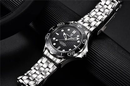 2026 New PAGANI DESIGN Wave Men Mechanical watch Luxury Automatic Watch for men NH35 Sapphire crystal Dive wristwatch clock man
