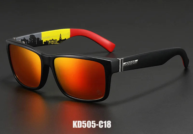 KDEAM Revamp Of Sport Men Sunglasses Polarized Shockingly Colors Sun Glasses Outdoor Driving Photochromic Sunglass With Box