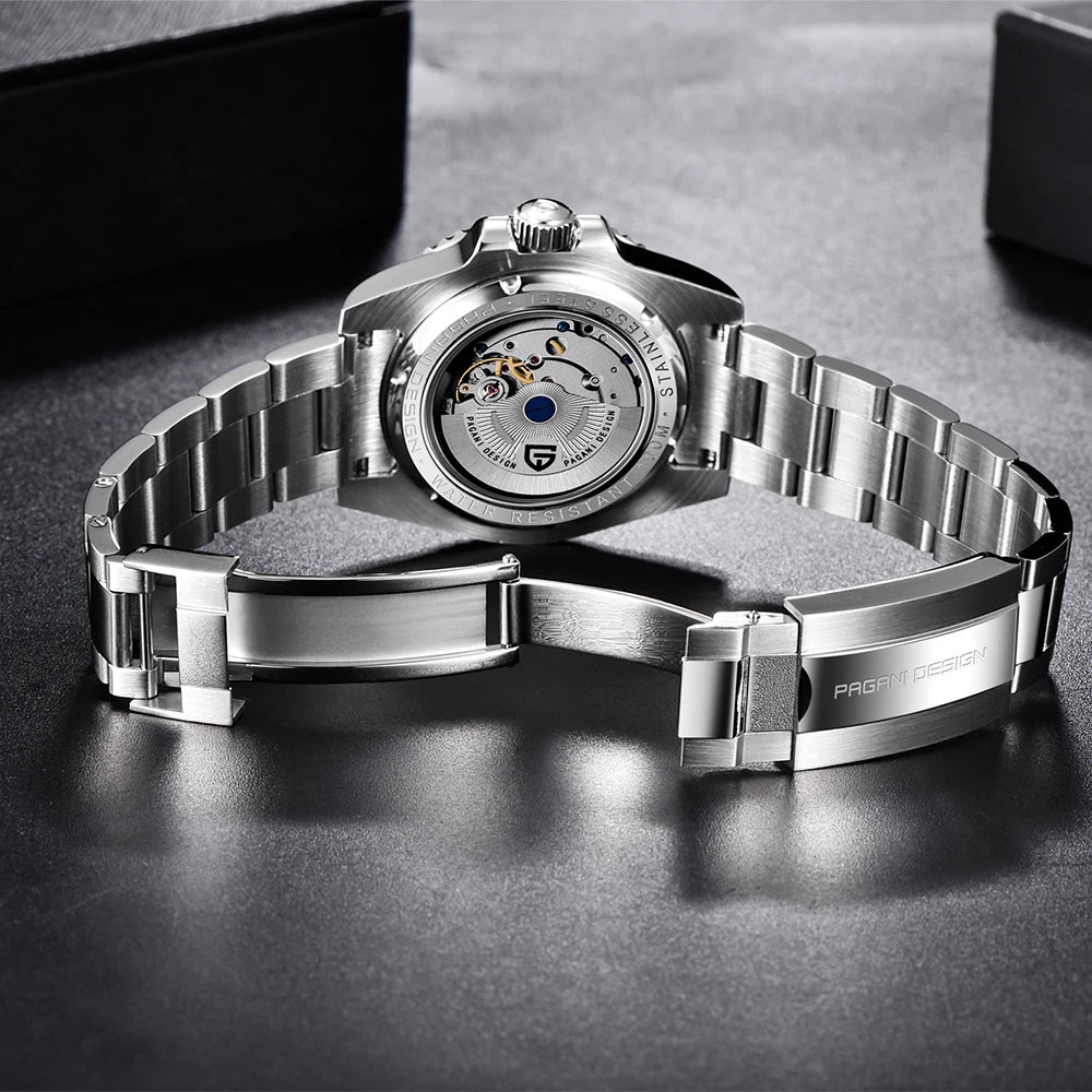2026 New PAGANI DESIGN Luxury Men Mechanical Watches Stainless Steel GMT Watch Top Brand Sapphire Glass Men Watch reloj hombre