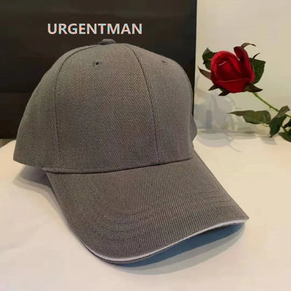Unisex-kasket, afslappet, ensfarvet baseballkasket i akryl, justerbare kasketter til kvinder og mænd, hiphop-kasket, streetwear, dad hat, engros