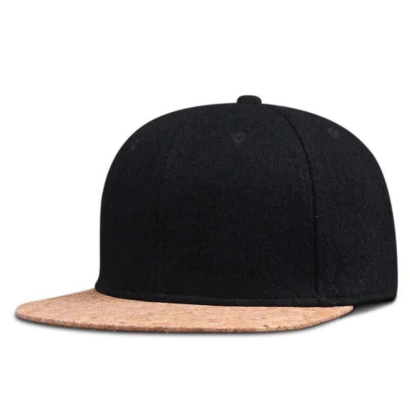 Dad Winter: cappellini hip hop in feltro con visiera piatta, cappellini da baseball in feltro, taglie forti per uomini corpulenti, cappellini snapback aderenti, 56 cm, 58 cm, 60 cm, 62 cm, 64 cm