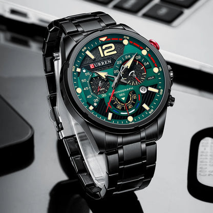 New Watches for Men Top Luxury Brand CURREN Quartz Men’s Watch Sport Waterproof Wrist Watches Chronograph Date Relogio Masculino