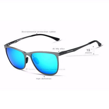 VEITHDIA Fashion Vintage Men's Sunglasses Polarized UV400 Lens Glasses Aluminum Magnesium Eyeglasses Eyewear Accessories 6623