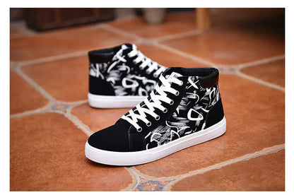 Scarpe casual da uomo per skateboard, sneakers alte sportive da uomo, scarpe outdoor traspiranti per camminata urbana, 48, Chaussure Homme 47