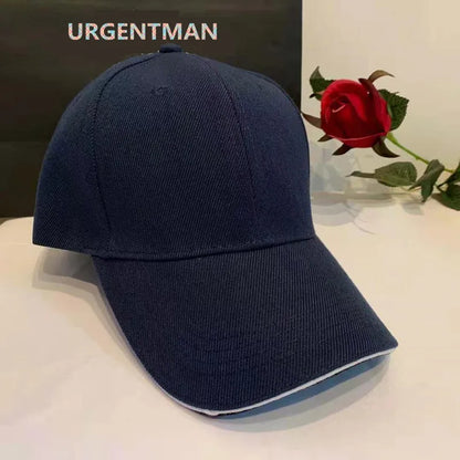 Unisex-kasket, afslappet, ensfarvet baseballkasket i akryl, justerbare kasketter til kvinder og mænd, hiphop-kasket, streetwear, dad hat, engros