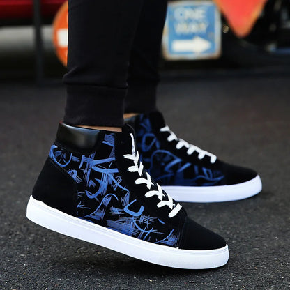 Scarpe casual da uomo per skateboard, sneakers alte sportive da uomo, scarpe outdoor traspiranti per camminata urbana, 48, Chaussure Homme 47