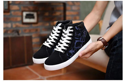 Scarpe casual da uomo per skateboard, sneakers alte sportive da uomo, scarpe outdoor traspiranti per camminata urbana, 48, Chaussure Homme 47