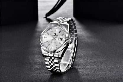PAGANI DESIGN 40 mm Montre mécanique pour homme Mouvement japonais haut de gamme Montre automatique Montre de sport en acier inoxydable Montre étanche pour homme