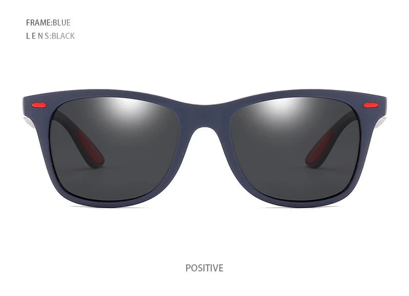 Hot Sale Polarized Sunglasses Men Women Classic Square Plastic Driving Sun Glasses Male Fashion Black Travelling Shades UV400