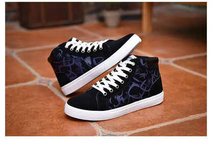 Scarpe casual da uomo per skateboard, sneakers alte sportive da uomo, scarpe outdoor traspiranti per camminata urbana, 48, Chaussure Homme 47