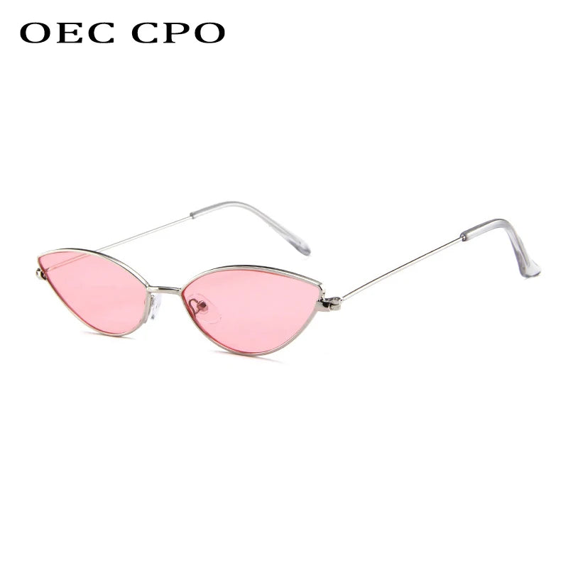Söta, sexiga Cat Eye-solglasögon för kvinnor, retro, små, svarta, röda, rosa, Cateye-solglasögon, vintage-solglasögon för kvinnor, festglasögon
