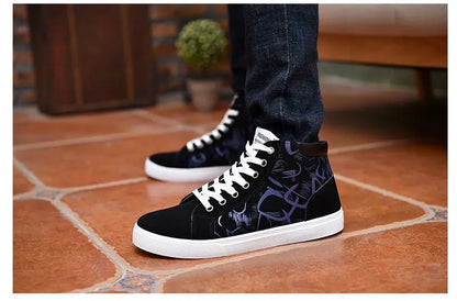 Scarpe casual da uomo per skateboard, sneakers alte sportive da uomo, scarpe outdoor traspiranti per camminata urbana, 48, Chaussure Homme 47