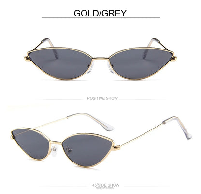 Söta, sexiga Cat Eye-solglasögon för kvinnor, retro, små, svarta, röda, rosa, Cateye-solglasögon, vintage-solglasögon för kvinnor, festglasögon