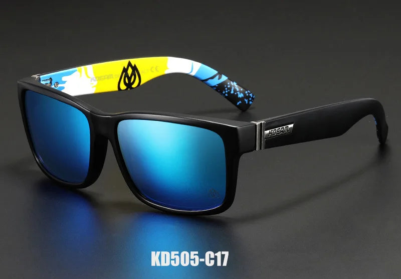 KDEAM Revamp Of Sport Men Sunglasses Polarized Shockingly Colors Sun Glasses Outdoor Driving Photochromic Sunglass With Box