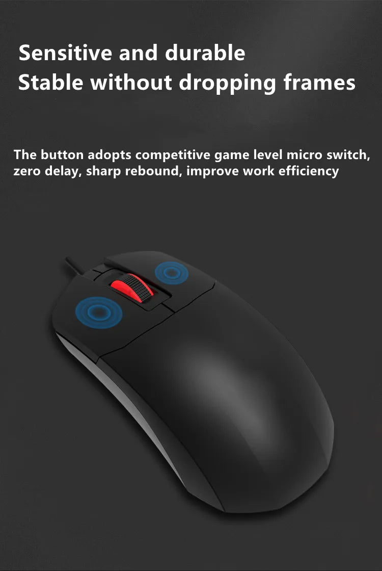 LINDO ZONE Computer Desktop Wired USB PS/2 Ultra-Long Mouse 2M/3M Line 200CM/300CM Notebook Extended Wired Mouse