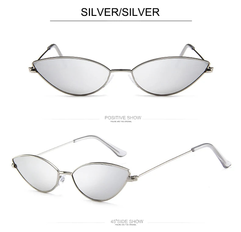 Söta, sexiga Cat Eye-solglasögon för kvinnor, retro, små, svarta, röda, rosa, Cateye-solglasögon, vintage-solglasögon för kvinnor, festglasögon
