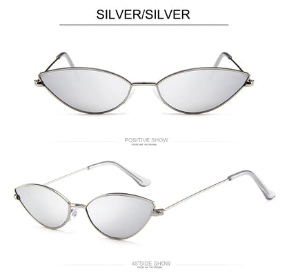 Söta, sexiga Cat Eye-solglasögon för kvinnor, retro, små, svarta, röda, rosa, Cateye-solglasögon, vintage-solglasögon för kvinnor, festglasögon